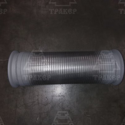 Металлорукав АИ-1203099 с фланцами L=330-398мм круглые фланцы (Завод)
