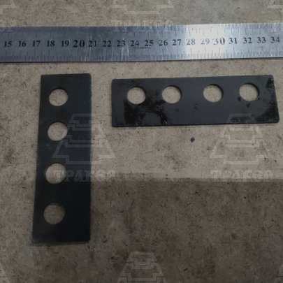 Пластина 081.27.02.502 трения режущего аппарата (4отв.) Купить по выгодной цене в Уфе на сайте Ufa.traker.ru