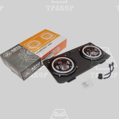К-т светодиод.фар(2шт),МТЗ,9-30В (ближ/дал. свет, ДХО, поворот.,с рамкой креп-я)круглая.ан ФГ-308