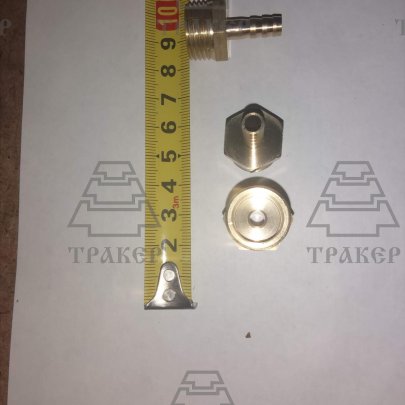 Штуцер с наружной резьбой М18*1,5/ф 6мм под шланг