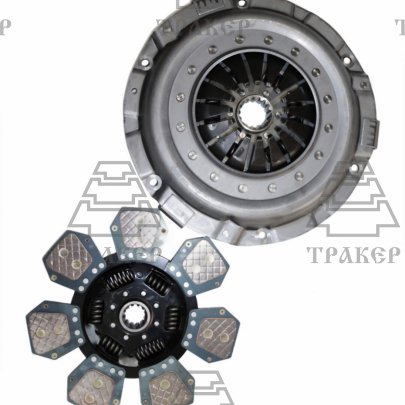 Корзина сцепления+диск металлокерамика (к-т) (АНАЛОГ) лепестковое МТЗ