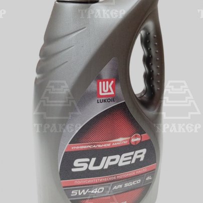 Масло SAE 10W40 мотор.п/синт Лукойл-Супер 5л.
