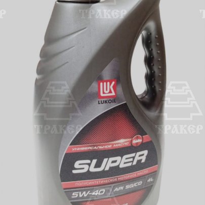 Масло SAE 10W40 мотор.п/синт Лукойл-Супер 5л.