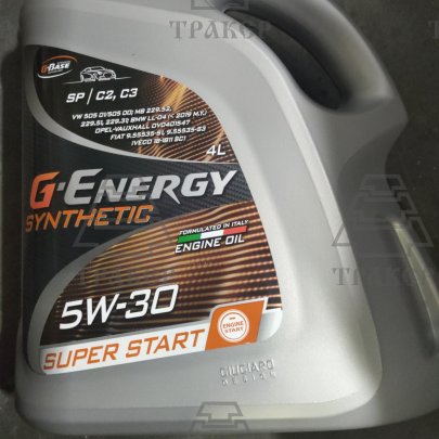 Масло моторное G-Energy Synthetic Super Start 5w30, 4л  синт.