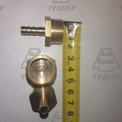Штуцер с наружной резьбой М20*1,5/ф 6мм под шланг