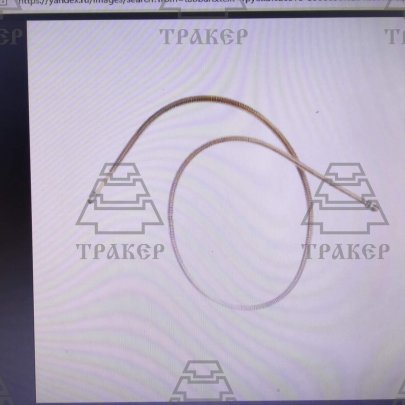 Трубка 375-3506036-Б от тройника к лев. заднему тормозу (1260 мм, Ф6мм) медная,латунная