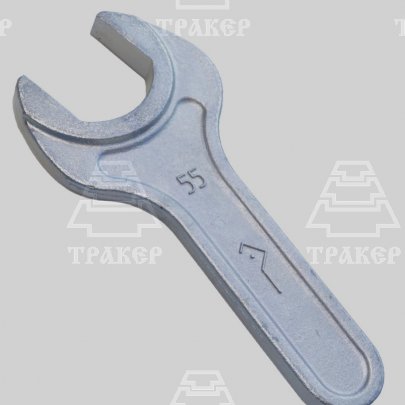Ключ рожковый х55 односторонний (цинк) ИК-071