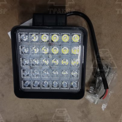 Фара противотуманная (Квадратная,30 диодов, направленный свет) (110х42х140)12/24V 90W