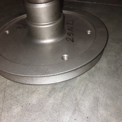 Шкив 245-1005131-Д-01 коленвала ГАЗ 3308/3309/Валдай 245.7Е3дв (под шпонку) ЗАВОД