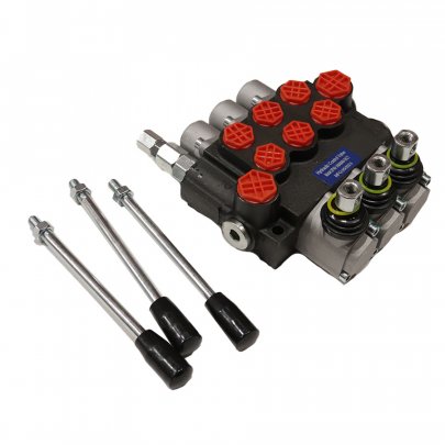 Г/распределитель 3P40-1A8А8А8 GКZ1 3-х секционный (3Р40F-OWGКZ1) Китай (с фиксацией)