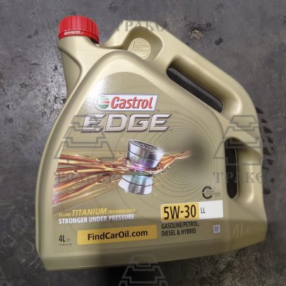 Масло CASTROL EDGE 5W30 LL синт. 4л (VW 504.00/507.00)