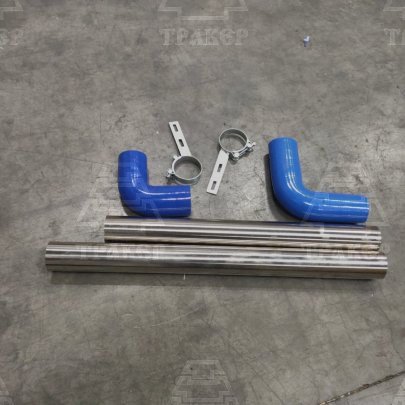 Воздуховод на кабину МТЗ 82,892 патр.силикон.трубы нерж.(арт.5804400)