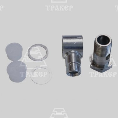 Угольник в сборе (BANJO) г/цилиндра поворота М24х1,5 с болтом М27х2,0