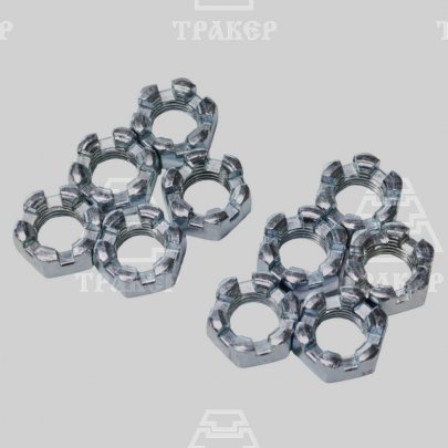 Гайка М14х1,5 корончатая ножа КРН 27.619 (комплект 10шт)