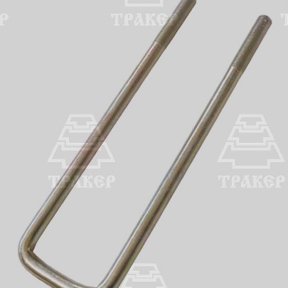 Стремянка рессоры 2ПТС-4 (16х1,5х320х70(В16)х55) прямоугольная без гайки
