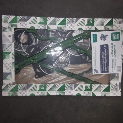 Комплект прокладок двигателя Д-240/245 (МТЗ) с ГБЦ Полный (44 ед.) ПМ + РА силикон ПРО-ВО 