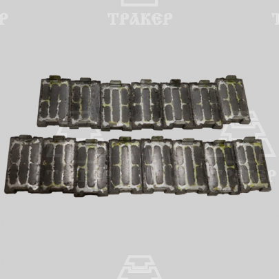 Колодка 77.38.052 тормозная (Волжск) (комплект 13шт) Выгодные цены на автозапчасти для тракторов и спецтехники в Lodeynoe.traker.ru с доставкой в Лодейном поле и Ленинградской области