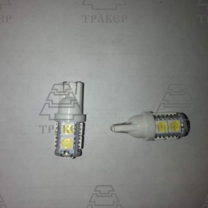 А/л 24-5 (W5W) T10 9SMD без цоколя (кукуруза) с/диод