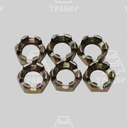 Гайка М16х1,5 корончатая 12-16-22 кардана (комплект 6шт)