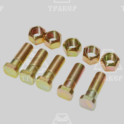 Болт 40-3103016 с гайкой 40-3103017 переднего колеса (комплект 5шт)