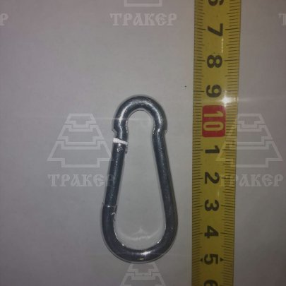 Карабин D6х60 пожарный DIN 5299 C цинк