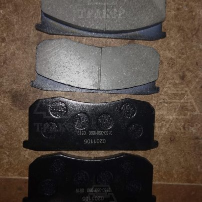 Колодка 3160-00-3501090-00 тормозная передняя 3160 с накладкой
