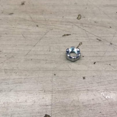 Гайка М12х1,75-7А корончатая М12.6Н.6.019 серьги (80-4601109)