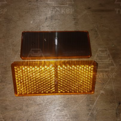 Катафот 562.3731-01 (аналог. 3012.3731) оранж. прямоугольный креп. 1 болт