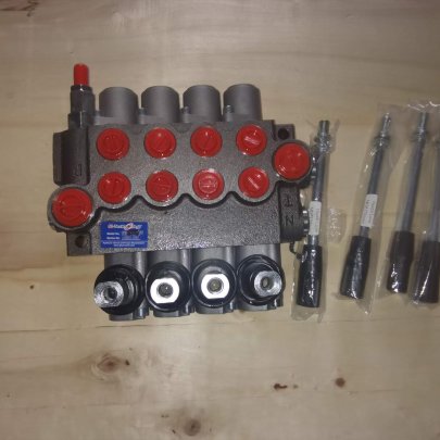 Г/распределитель 4 P40-1A8А8А8А8 GКZ1 4-х секционный (4Р40F-OW) Китай (с фиксацией)