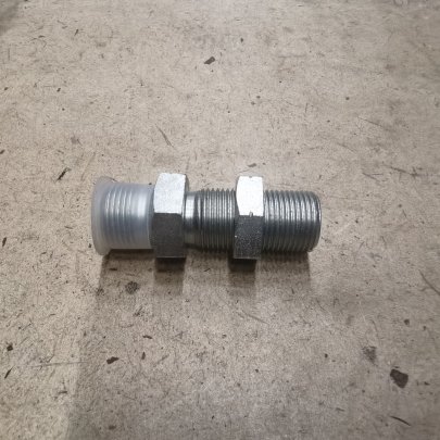 Переходник BSP(ш) 3/8 - BSP(ш) 3/8 (к/гайка в комплекте)