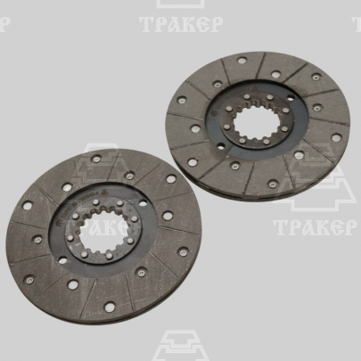 Диск 50-3502040А тормозной и блокир. муфты с накладками (ТАРА) (комплект 2шт)