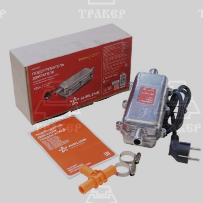 Электроподогреватель двигателя предпусковой ТАЙФУН-2000 с встроенной помпой 220В 2000Вт AIRLINE
