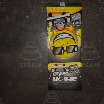 Ароматизатор бумажн. Smile Ring Улыбки Black Crystal (черный кристалл)