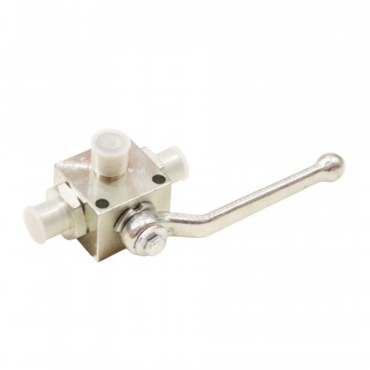 Кран S22*S22*S22 (M18*1.5) шаровой гидравлический 3-х ходовый