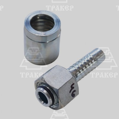 Фитинг S27 DKOL М22х1,5 0° с муфтой DN12 2SN