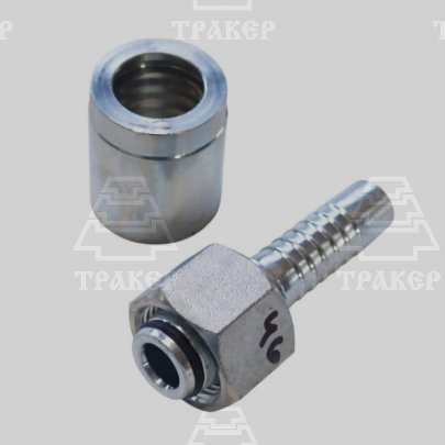 Фитинг S27 DKOL М22х1,5 0° с муфтой DN12 2SN