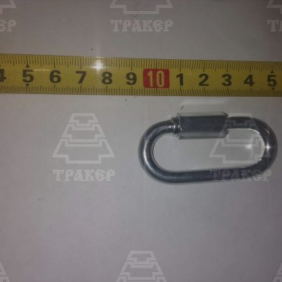 Карабин винтовой (соединитель цепей с гайкой) 6мм