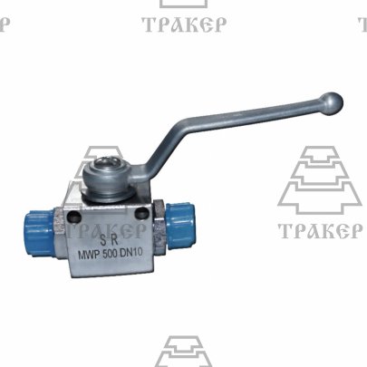 Кран S24*S24 (M20*1.5) шаровой гидравлический 2-х ходовый