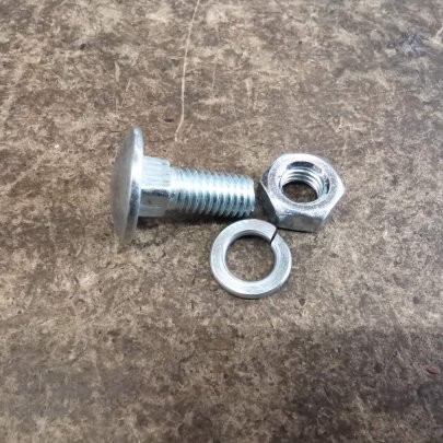 Болт М10х25 оц. крепления ножа +шайба+гайка ГОСТ 7802 КИР-1,5