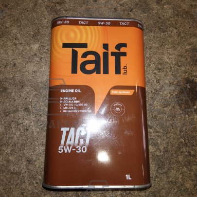 Масло моторное TAIF TACT 5W30 API SL/CF, ACEA A3/B4, 1L.