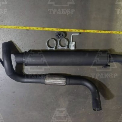 Система выпуска 60-12050-15-СК отработавших газов МТЗ-80 на кабину с глушителем