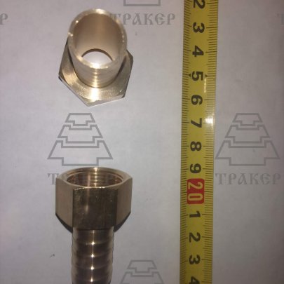 Штуцер с внутренней резьбой М22*1,5/ф 16мм под шланг