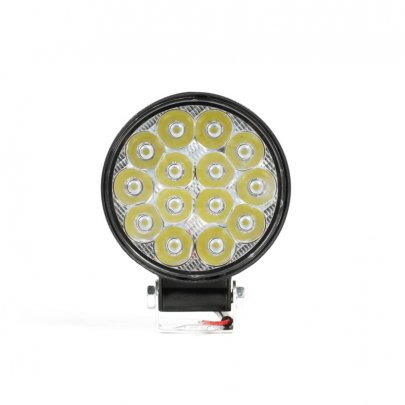 Фара противотуманная (Круглая,14 диодов, рассеиваемый свет MINI)12/24V 42W 85х23х112