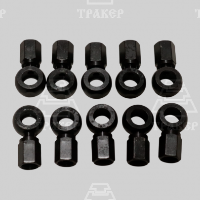 Угольник 240-1104118 поворотный с гайкой (стальной) М14 (комплект 10шт)