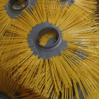 Диск щеточный п/п б/п 120*550 мм (первич, желтый)