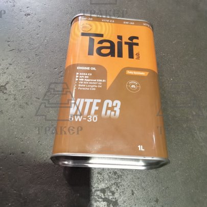 Масло моторное TAIF VITE 5W30 API SN, ACEA C3, 1L. (PAO)