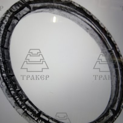 Кольцо 5320-1203020 приемной трубы гл-ля  К-З,ЗИЛ №25 (фольга)