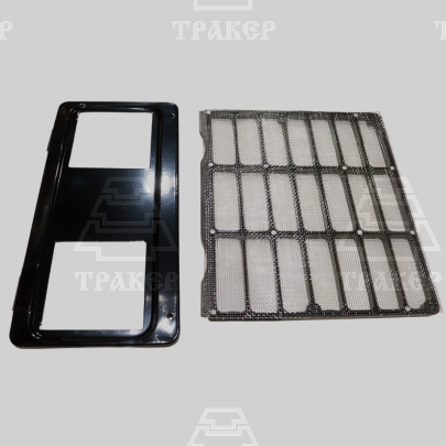 Решетка 80-8401070 капота верхняя и нижняя 80-8401080-Б под квадратные фары (комплект по 1шт)