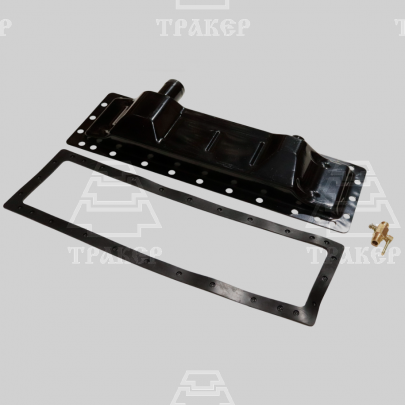 Бак радиатора 70у13.01.075 ниж.металл.,кран КР2(ПС7)(ВС-8)сливной,прокладка 70У-1301169(к-кт по 1шт)